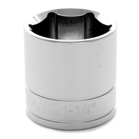 PERFORMANCE TOOL 1/2 In Dr. Socket 1-1/4 In, W32040 W32040